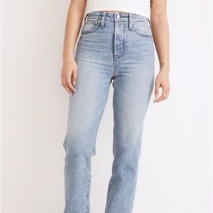Madewell The Tall Curvy Perfect Vintage Straight Jean in Seyland Wash